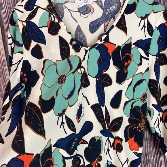 Masai Floral Print Tunic - Size Medium - Picture 4 of 13